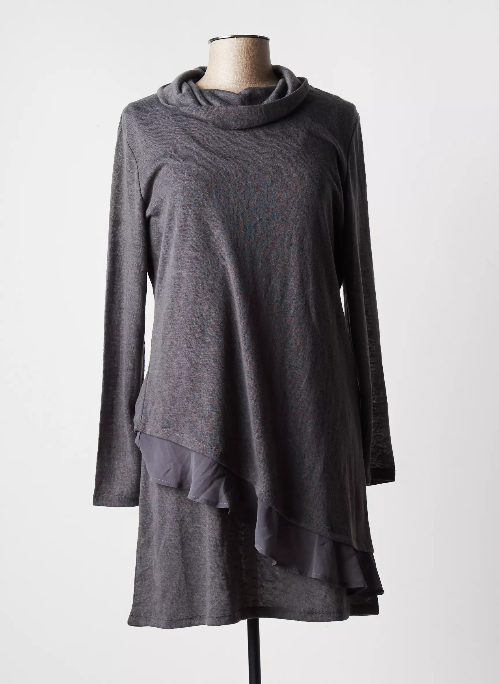Marble Robes Pulls Femme couleur gris