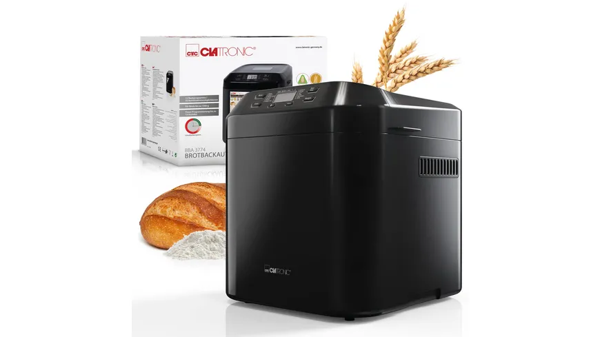CLATRONIC Brotbackautomat BBA 3774 Schwarz