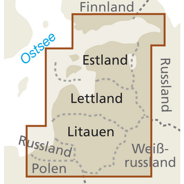 RKH WMP BALTIKUM 1:600.000 - Straßenkarte