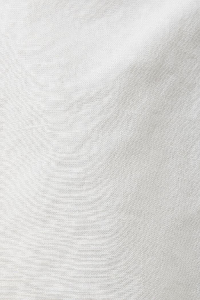 Shorts mit Bindegürtel, Baumwoll-Leinenmix