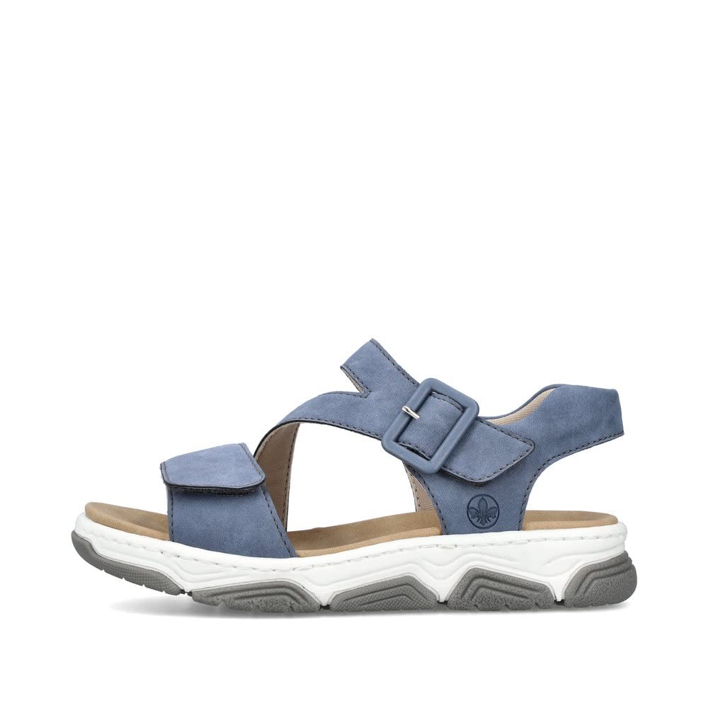 RIEKER Klassische Sandalen blau lightblue