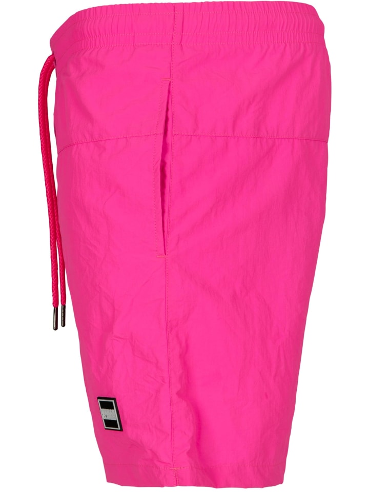 Urban Classics Urban Classics Badeshorts in neonpink günstig kaufen