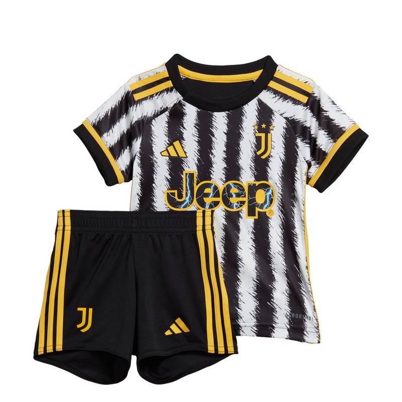 adidas Juventus Turin 23/24 Mini-Heimausrüstung Trikot Kinder