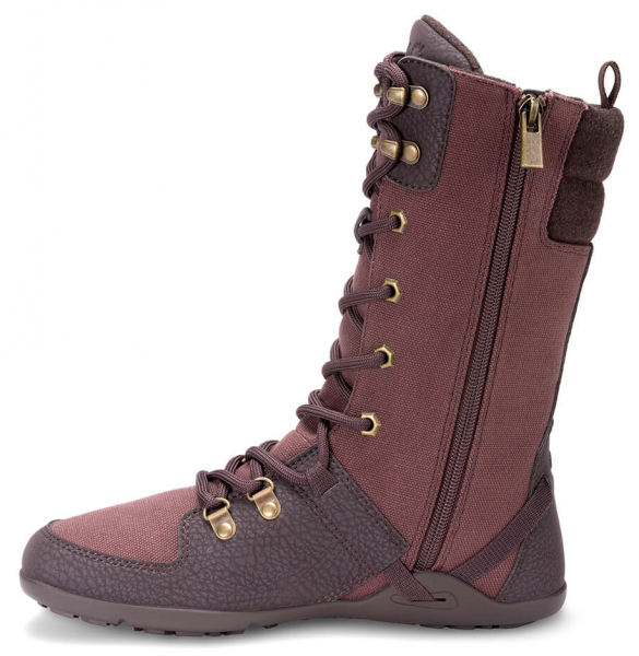 Xero |f ~ Mika Zip Stiefel Warm ~ Chocolate Plum