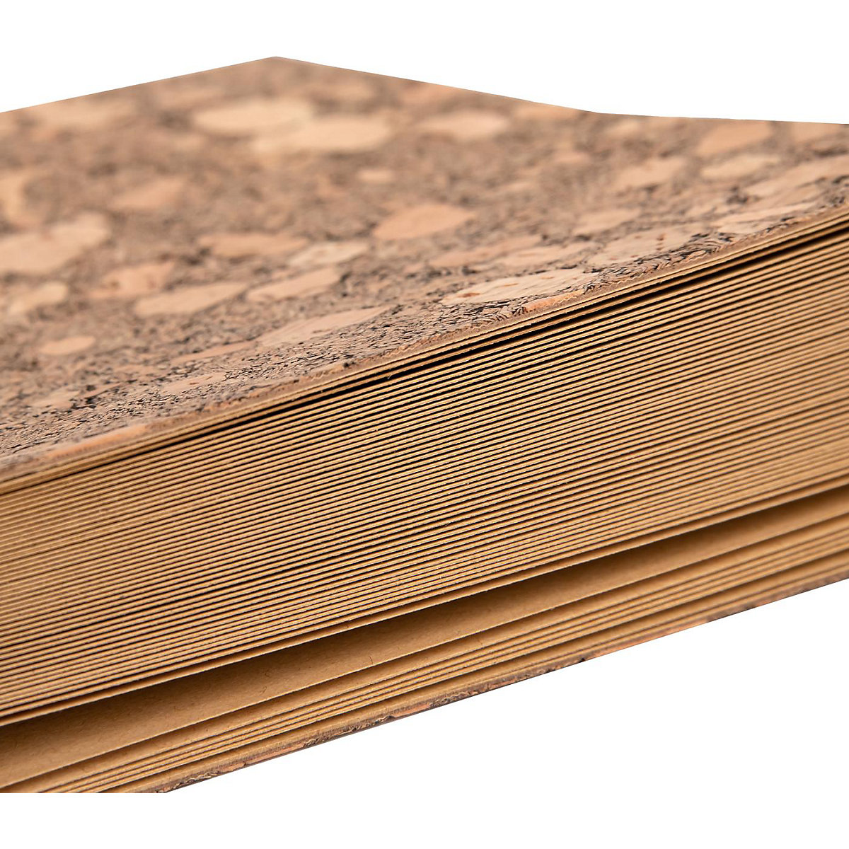 Notizbuch Kork, blanko, 192 Blatt, 20 x 14 cm