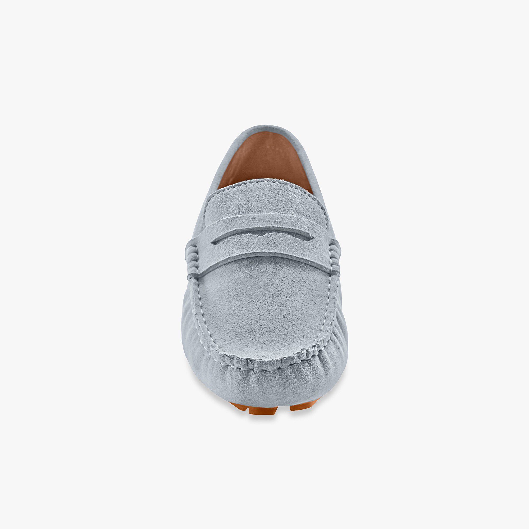 Mocassins en cuir velours
