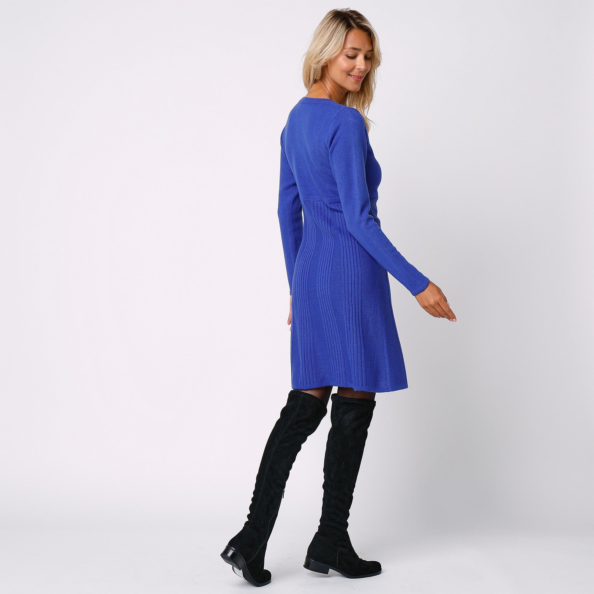 Robe pull boutonnée
