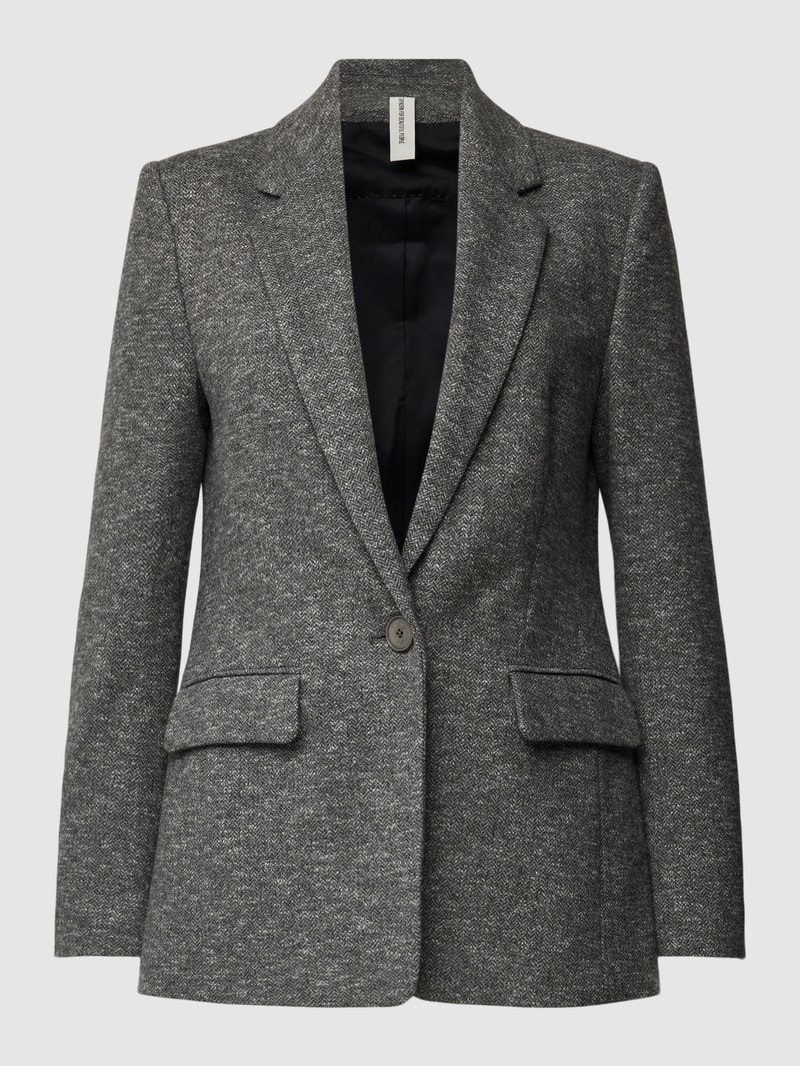 Blazer mit Knopfverschluss Modell 'ATLIN' in anthrazit
