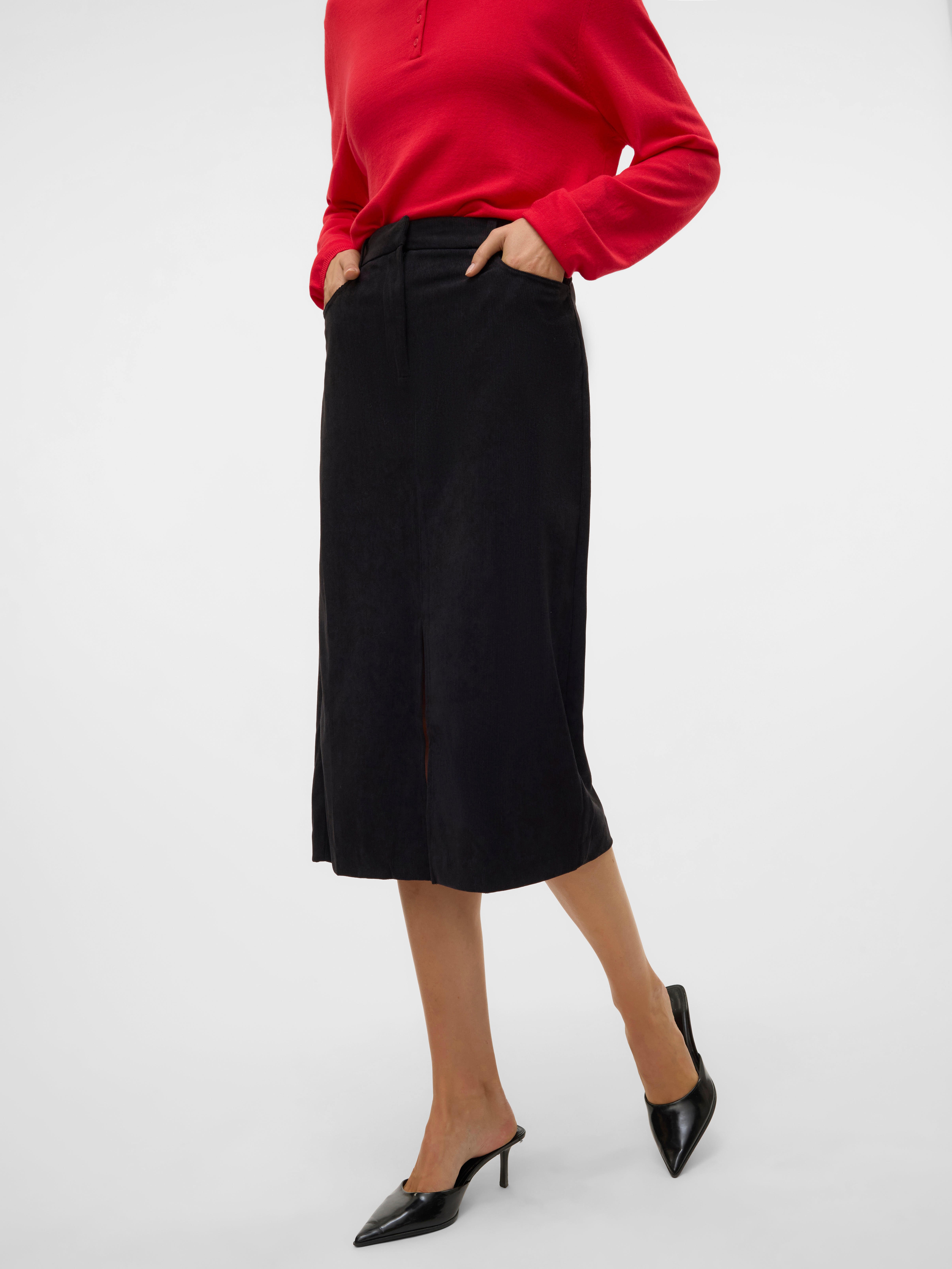 VMVILJA Hohe Taille Langer Rock