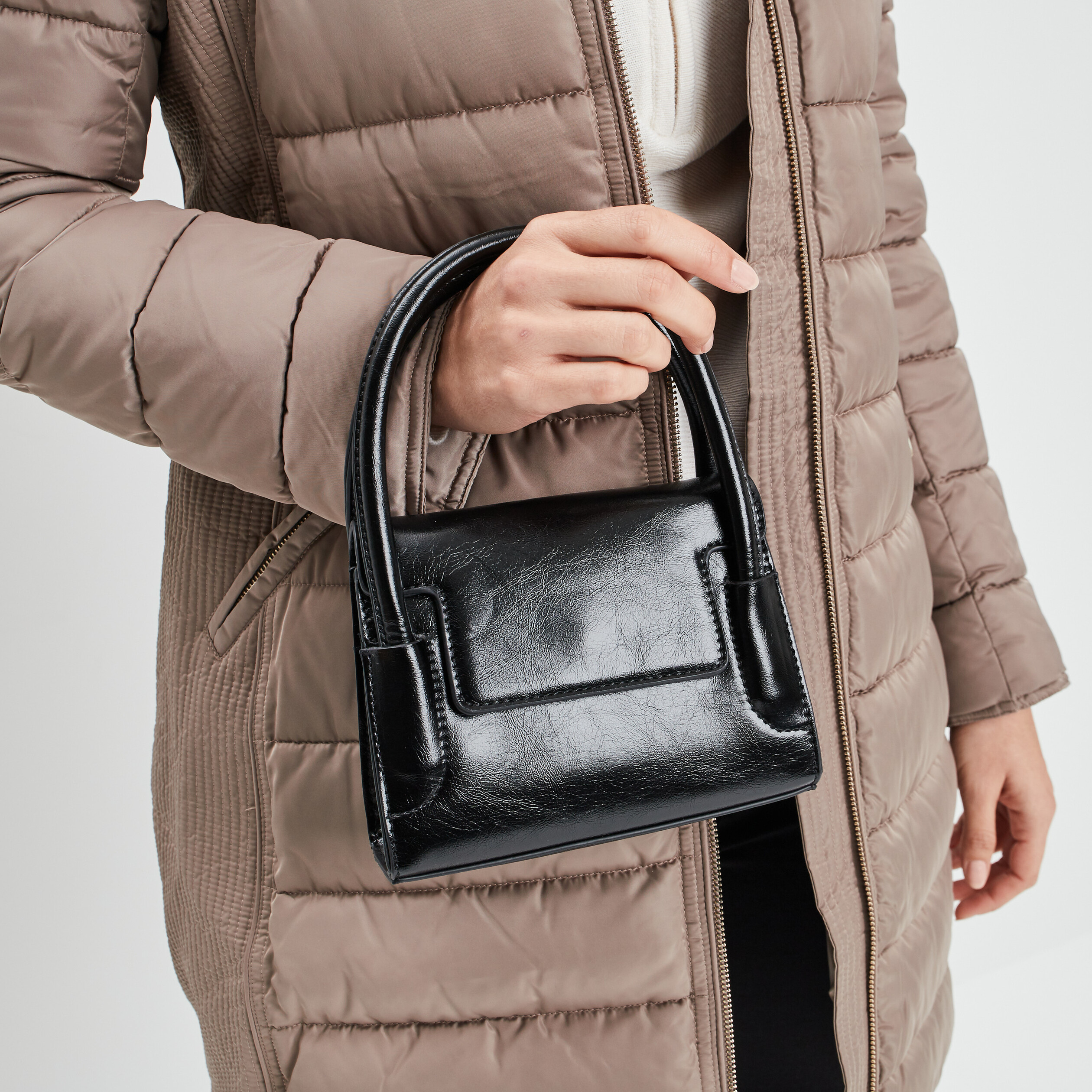 Sac à main en bandoulière noir femme | La Halle