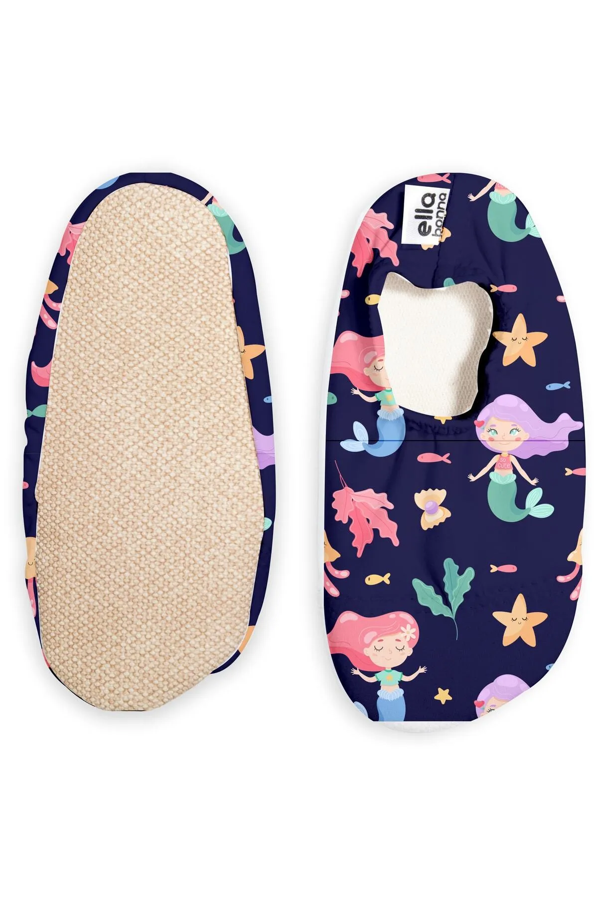 Ella Bonna  Rutschfeste Sohle, Unisex Baby, Kinder Seeschuhe, Poolschuhe, Ocean Life