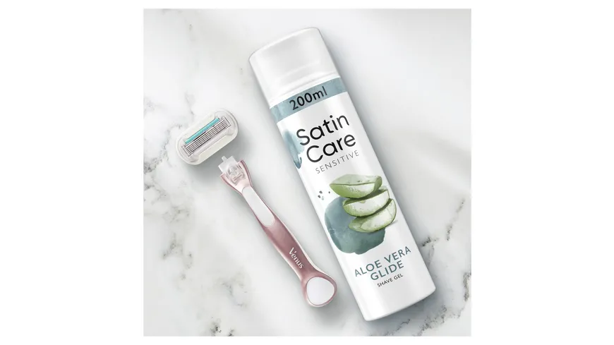 Gillette VENUS Rasiergel Satin Care Gel Aloe Vera 200 ml 200 ml