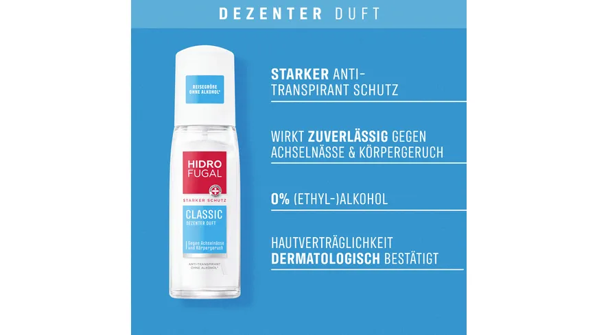HIDROFUGAL Classic Deo-Zerstäuber 75 ml