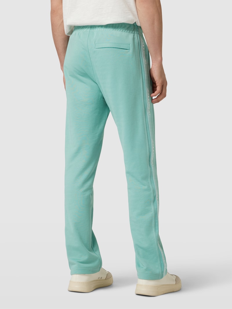 Sweatpants mit Label-Stitching Modell 'PIQUE' in mint