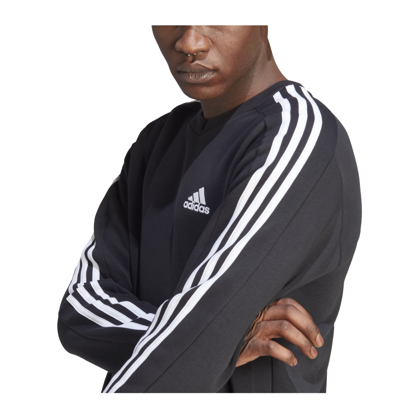 adidas Essentials Fleece Sweatshirt Schwarz