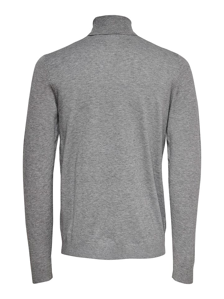 ONLY & SONS Rollkragenpullover in Hellgrau günstig kaufen