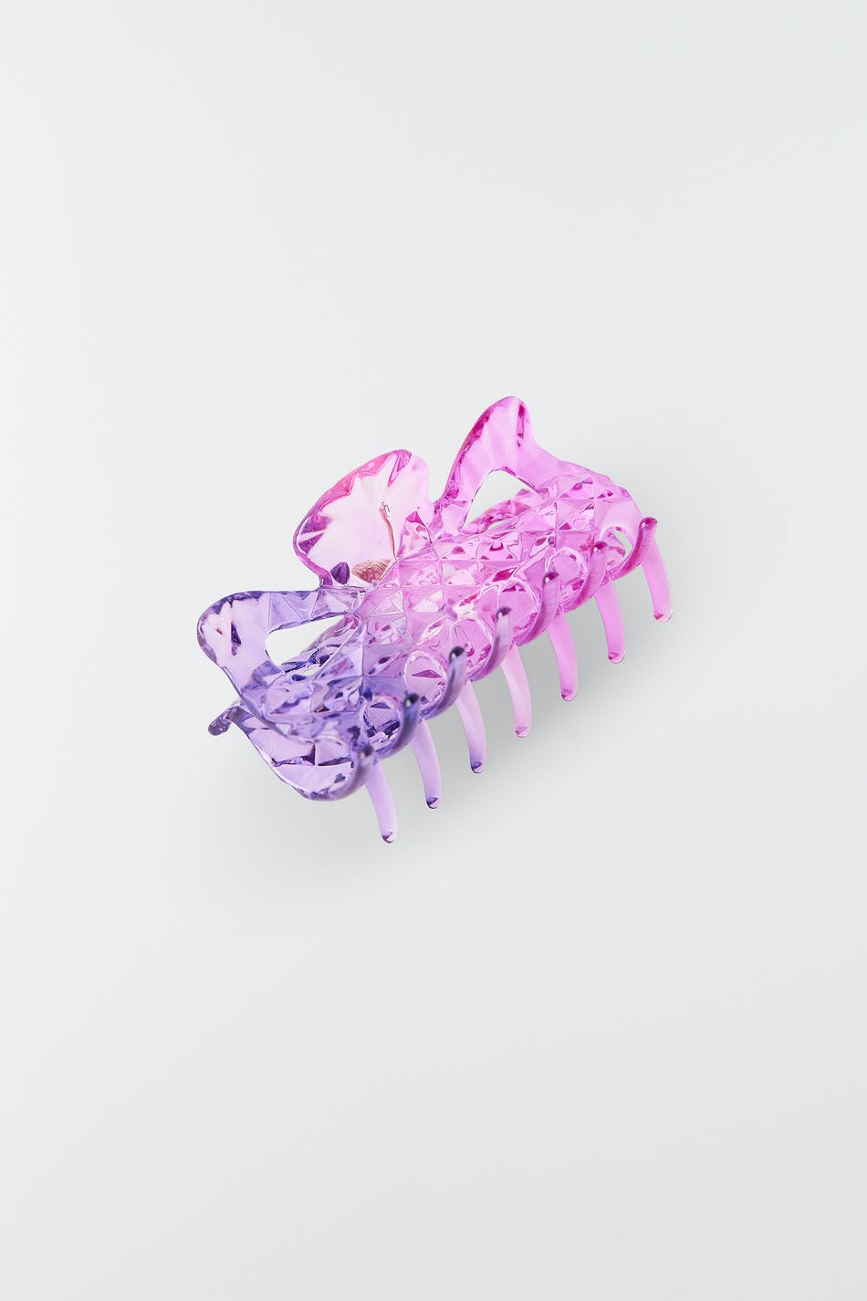 Transparent hair clip