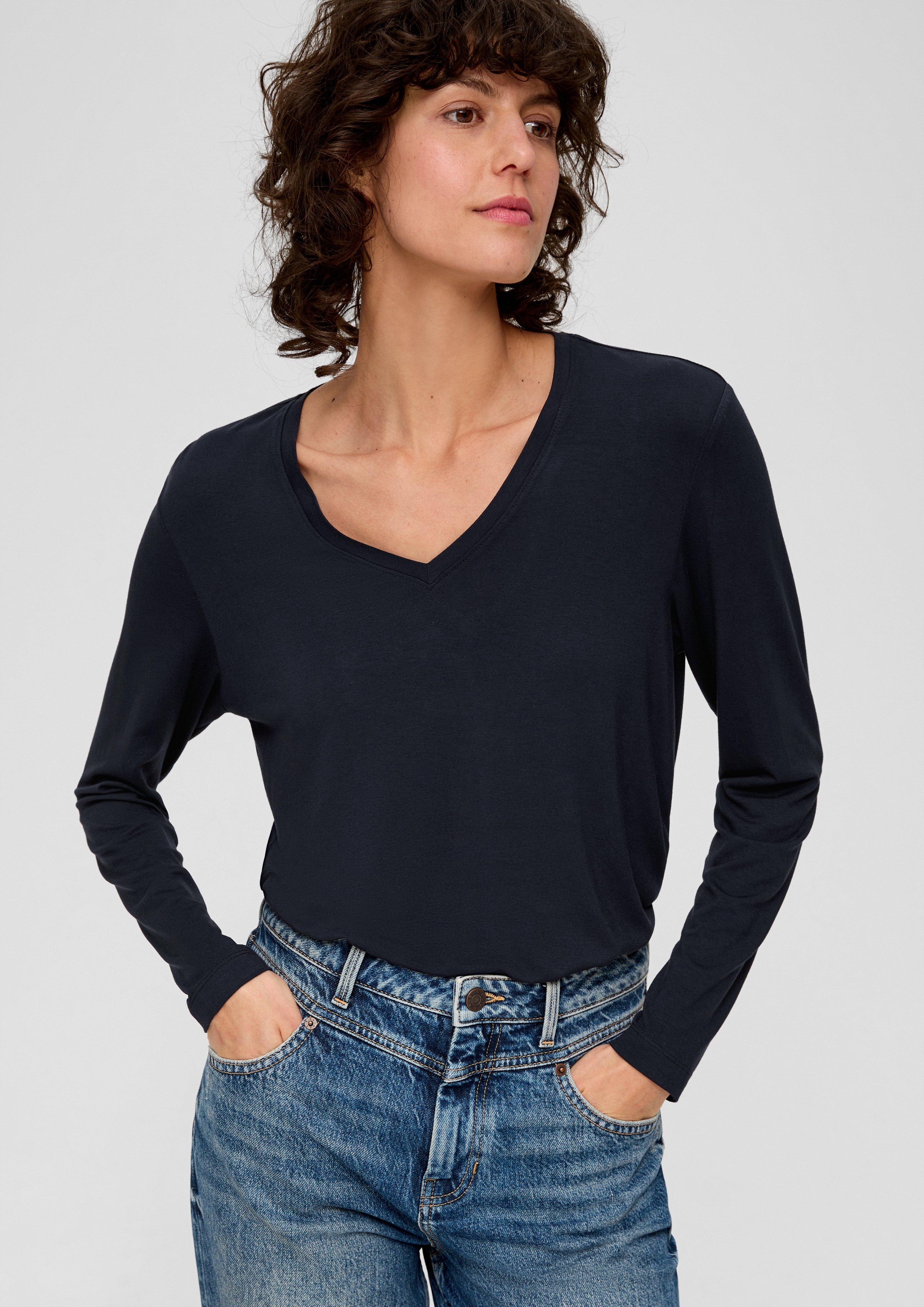 Longsleeve mit V-Neck  2138967-5989