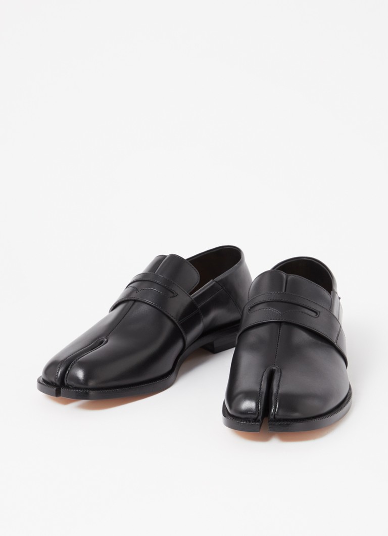 Mokasyny Maison Margiela Tabi ze skóry cielęcej