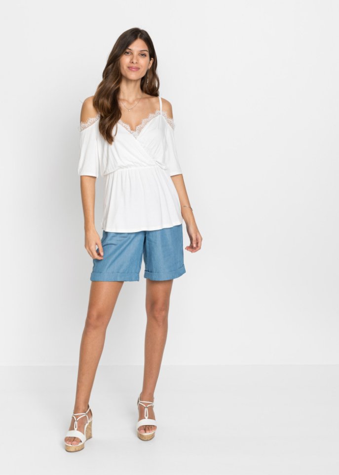 Shirt mit Spitze