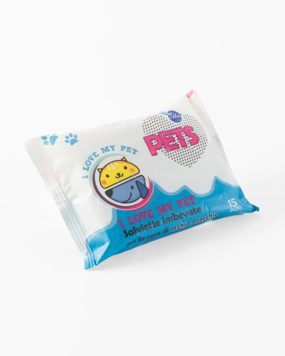 Lingettes nettoyantes pour chiens et chats