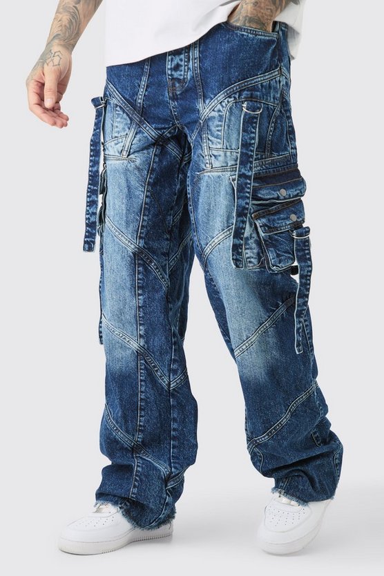 Tall lockere Jeans mit Schnallen-Detail