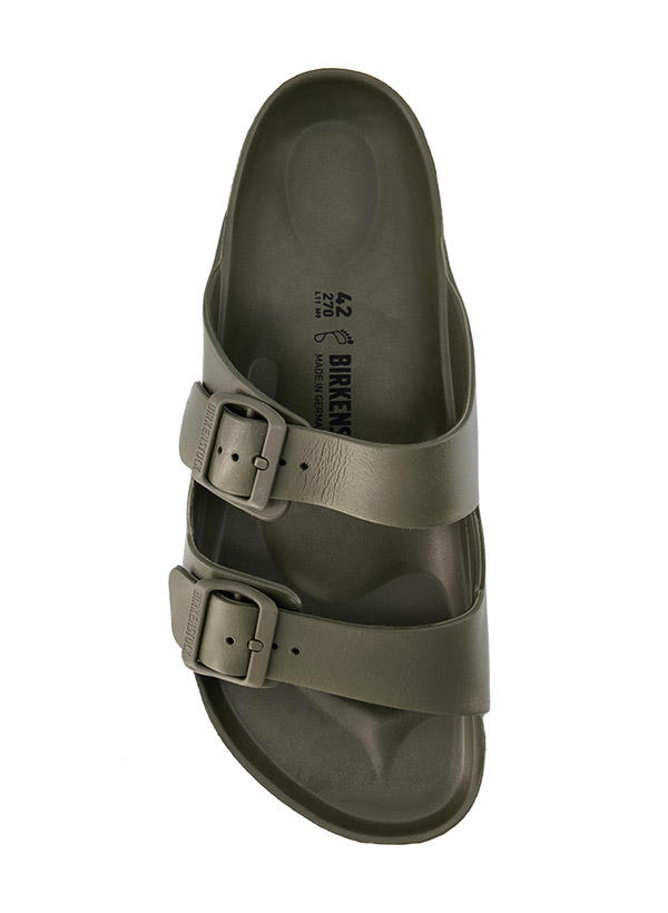 BIRKENSTOCK, Pantoletten, Gummi, Normale Passform, khaki