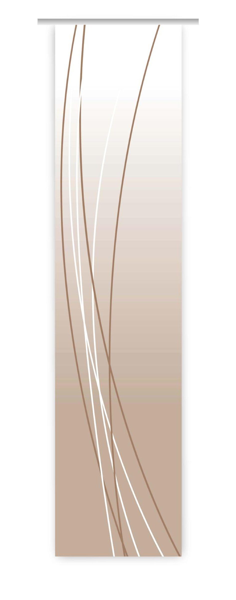 Schiebegardine Linea Cappuccino up dark Schiebevorhang HxB 260x60 cm - B-line, gardinen-for-life