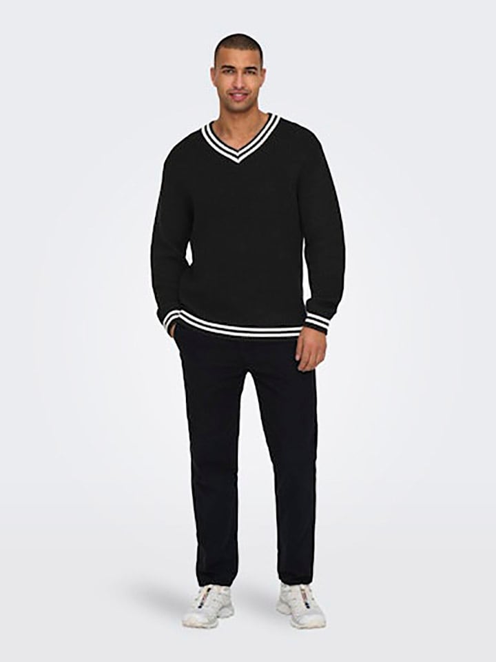 ONLY & SONS Pullover in Schwarz günstig kaufen