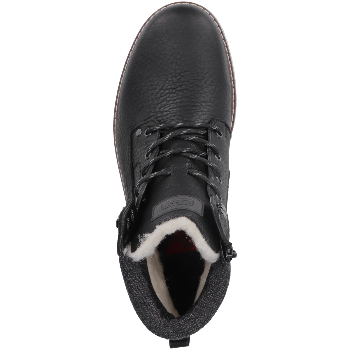 Rieker F8301 Schnürboots schwarz