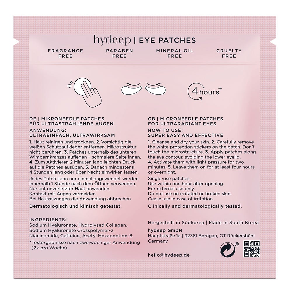 hydeep Eye Patches 8 Stück