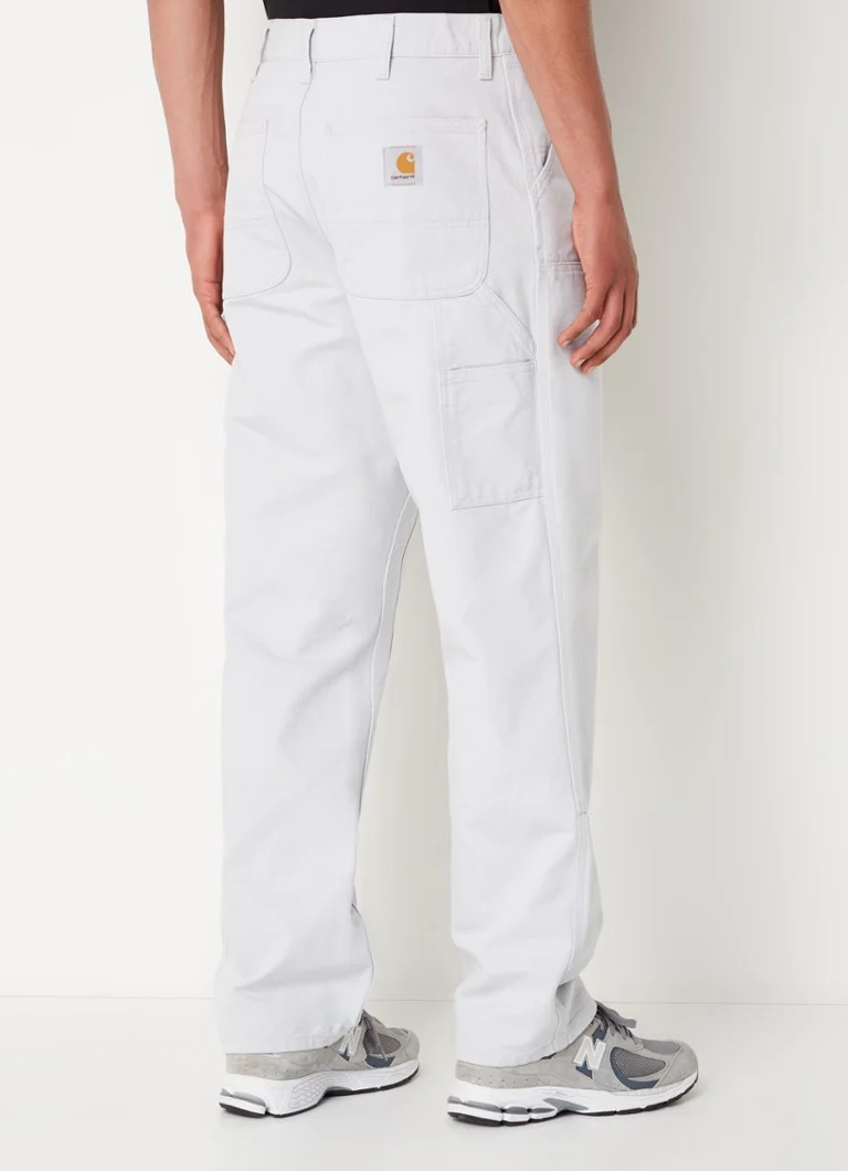 Carhartt WIP dupla térdig érő, laza szabású nadrág biopamutból