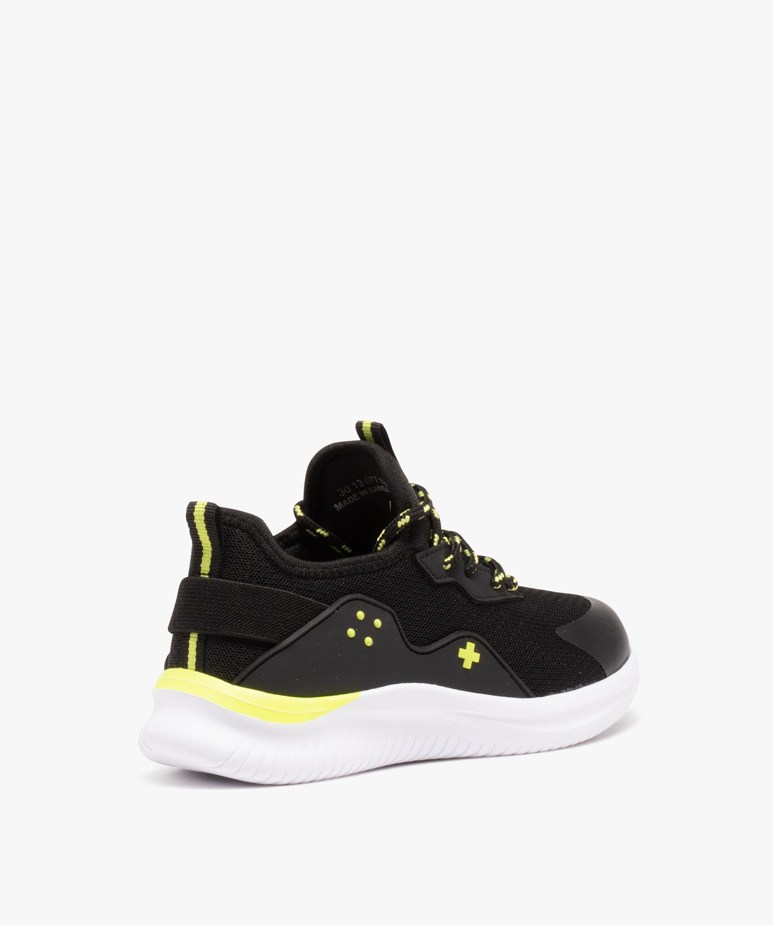 Baskets running légères en mesh Garçon noir | GEMO