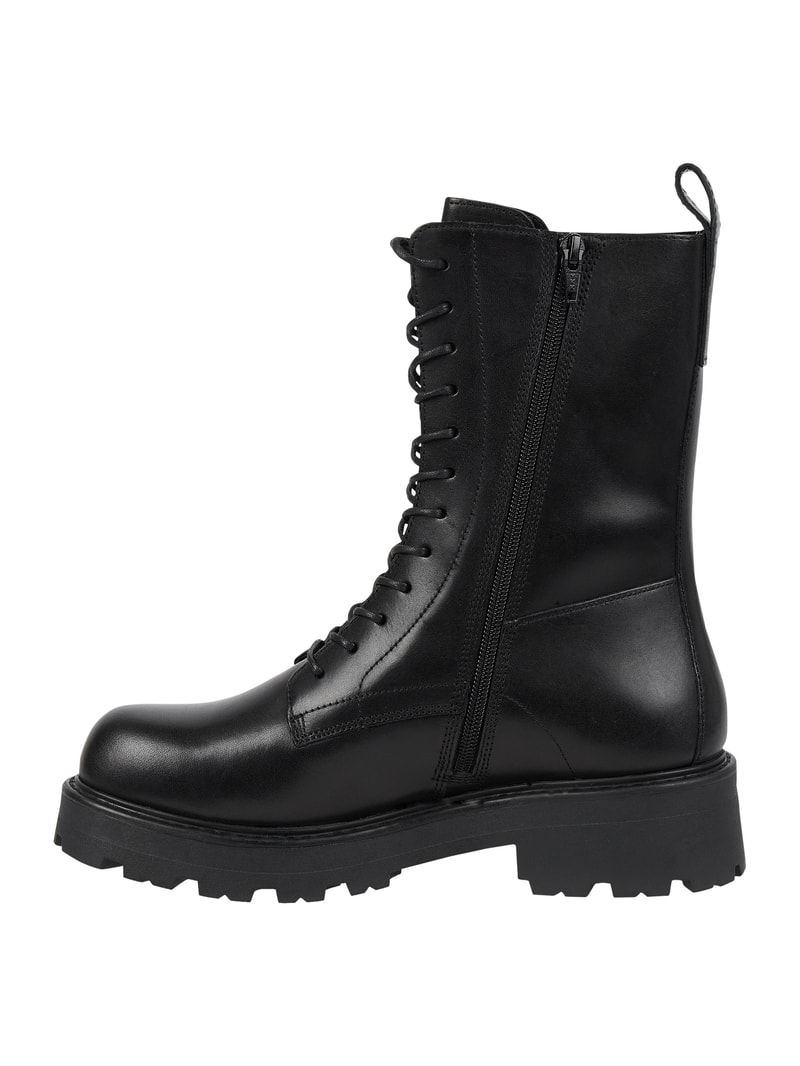 Boots aus Leder Modell 'Cosmo' in schwarz