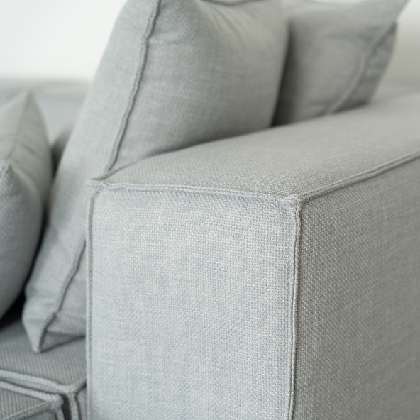 Modulares Sofa VERONA, XL, hellgrau