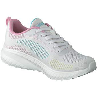 Skechers Bobs Squad Chaos Color Crush in weiß