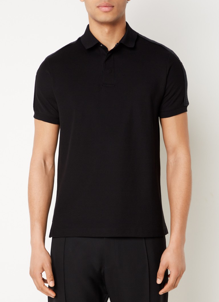 Tricou polo Emporio Armani, cu croială normală, din piqué de bumbac