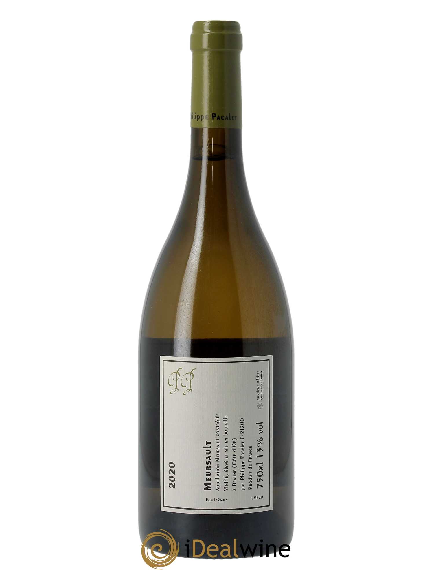 Meursault Philippe Pacalet  2020 - Lot de 1 Bouteille