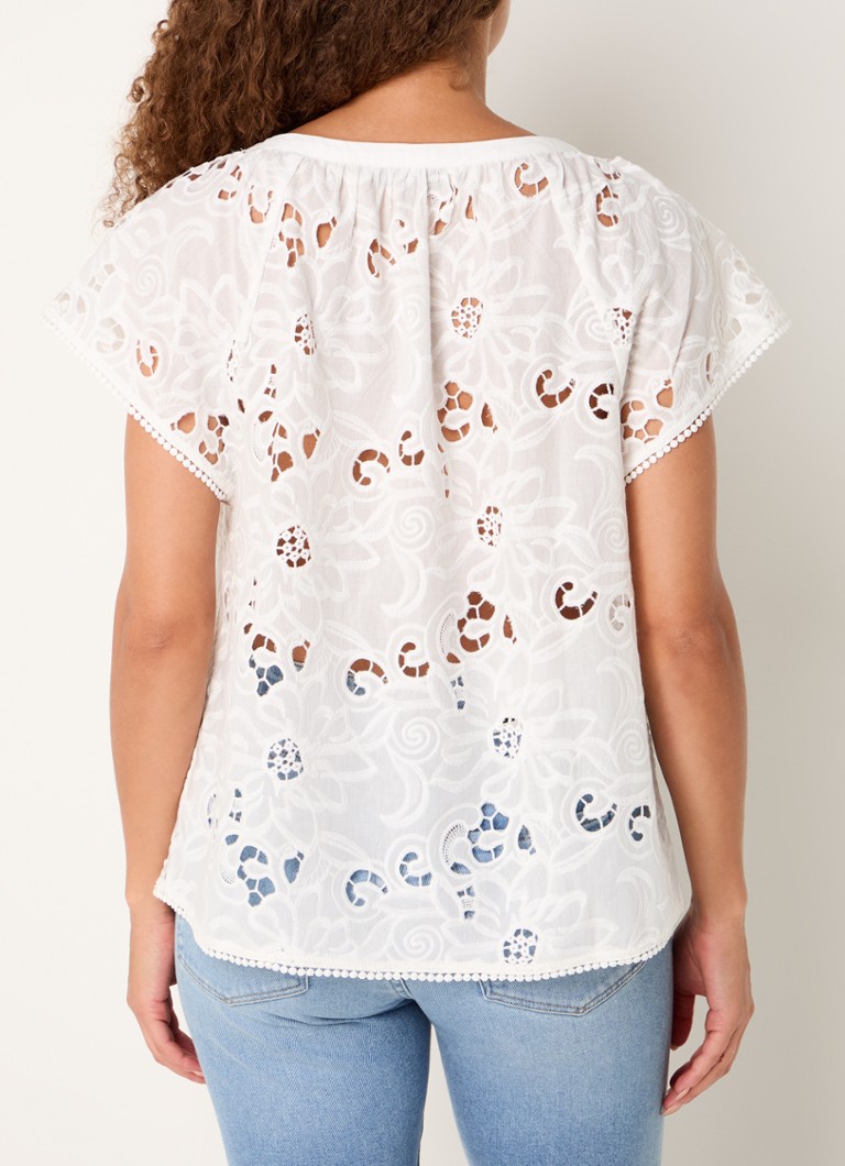 Summum Tunic with embroidery and openwork detail