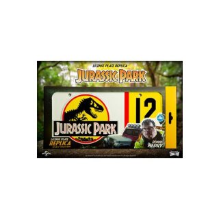 Jurassic Park Replik 1/1 Dennis Nedry Nummernschild