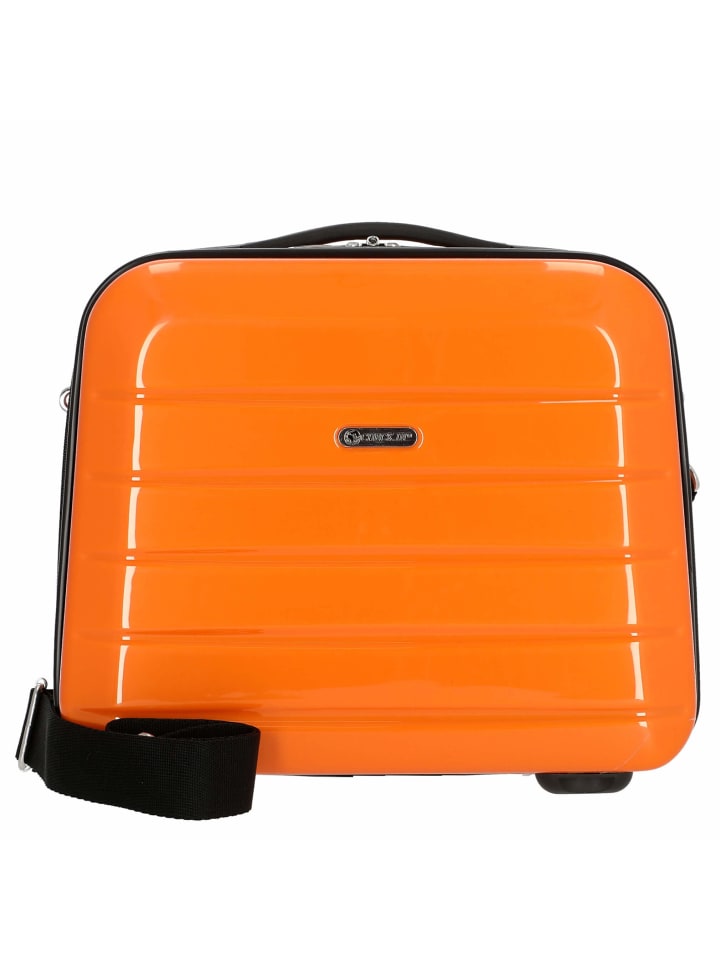 Check.In London 2.0 - Beauty Case 33 cm (carbon schwarz) in orange günstig kaufen onesize