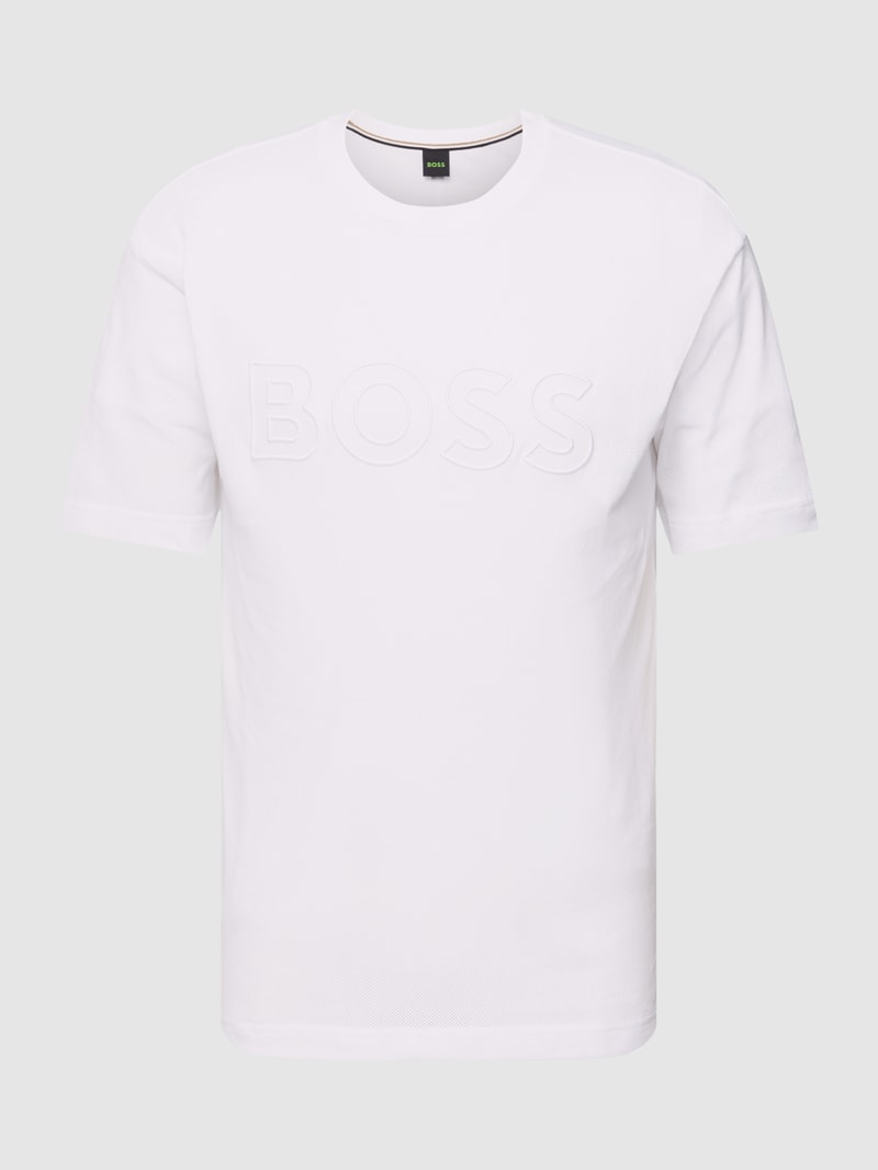 T-Shirt mit Rundhalsausschnitt in weiß