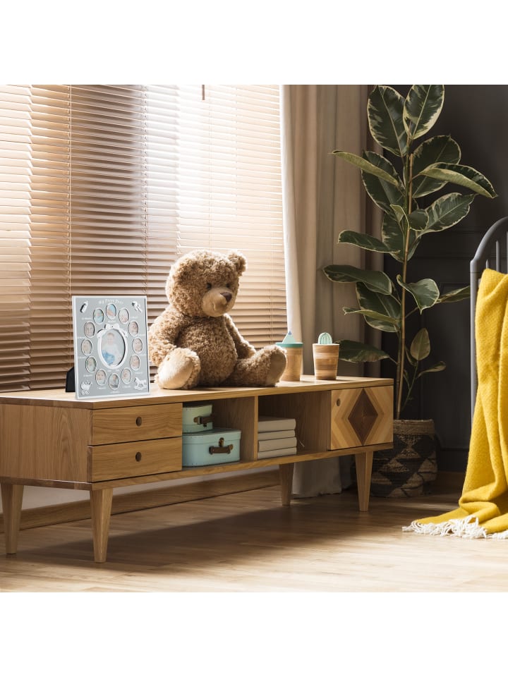relaxdays Babybilderrahmen in Silber - (H)29 x (B)24 cm günstig kaufen onesize
