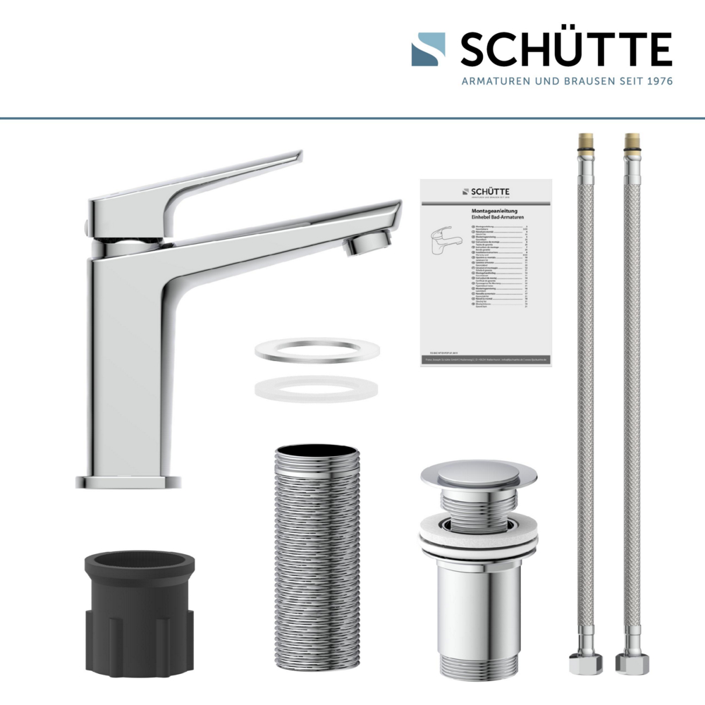 Schütte Waschtischarmatur RAVEN in Chrom