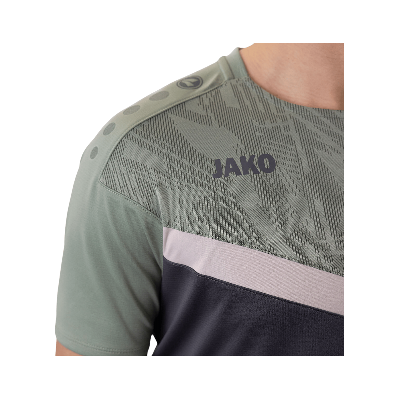 JAKO Icon T-Shirt Grau Grün F852