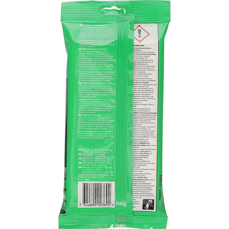 Turtle Wipes vinyl matt Flatpack, Turtle Wax