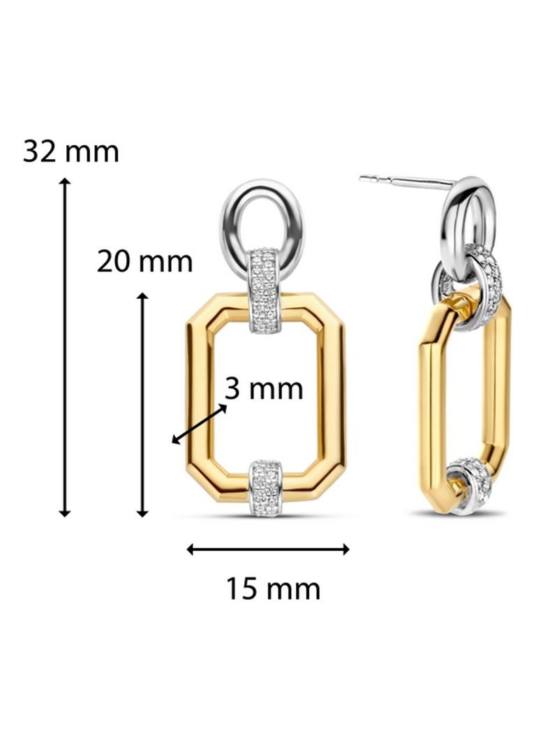 TI SENTO - Milano Silver Stud Earrings 7920ZY