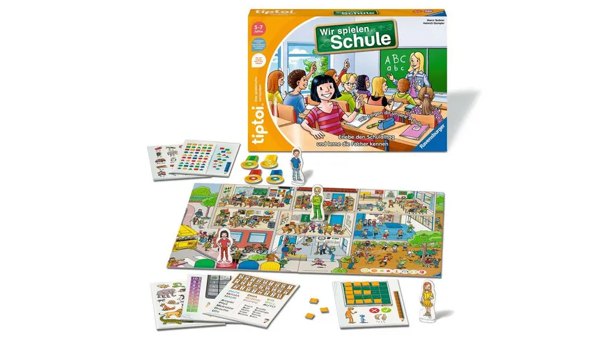 Ravensburger tiptoi - Spiel - Wir spielen Schule - Spiel von Ravensburger ab 5 Jahren
