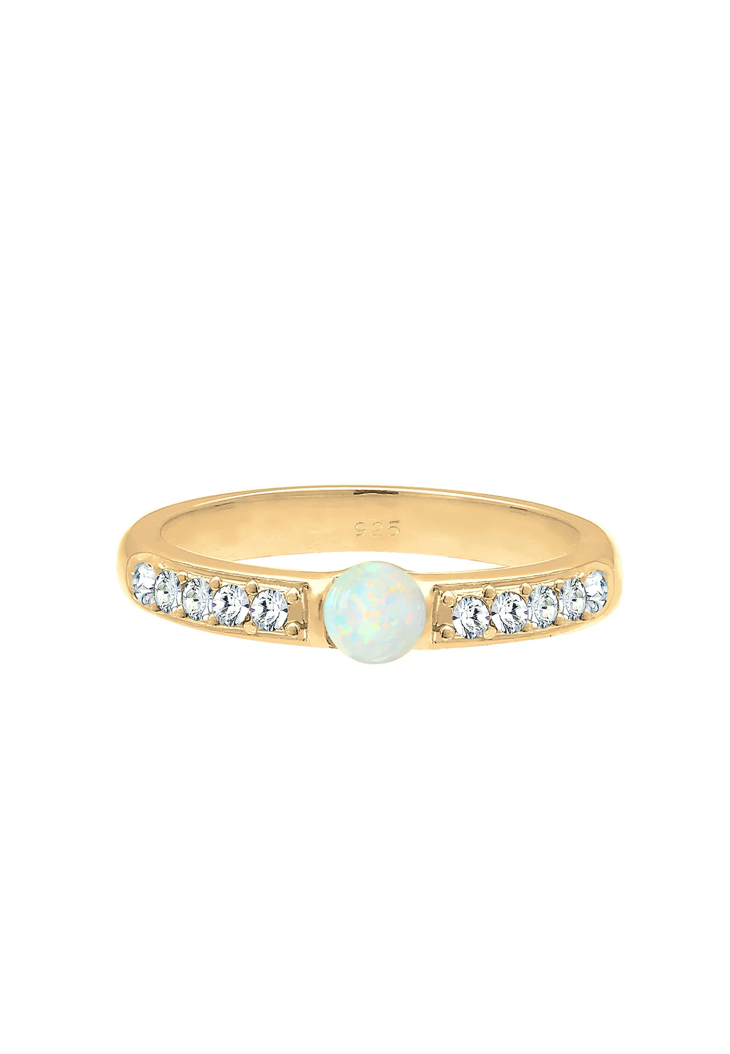 Set da donna Elli PREMIUM, prezioso e glamour, con cristalli e opale in argento sterling 925.
