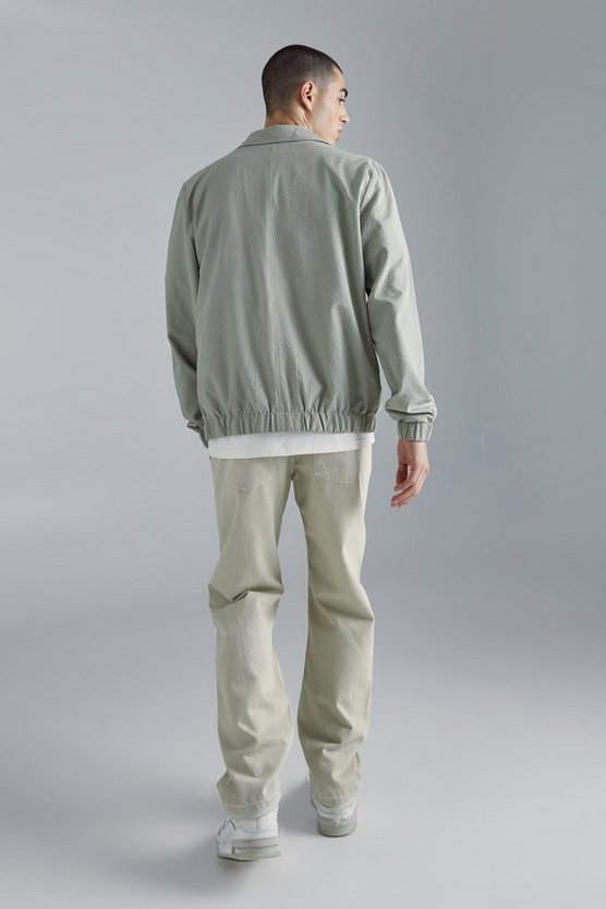 Harrington-Jacke in Knitteroptik